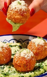Arancini being eater header