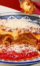 Imgi 8 lasagne being eaten